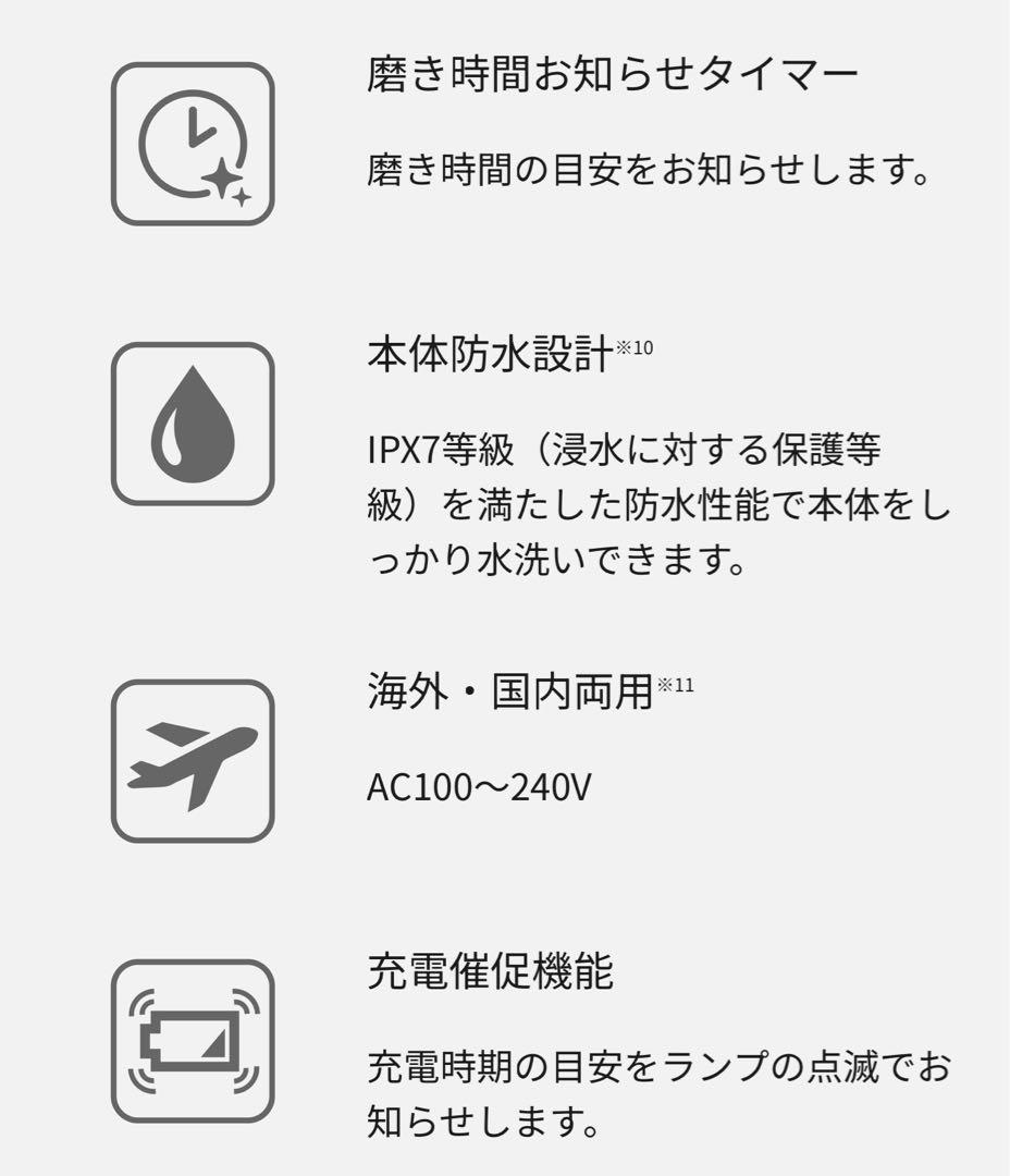 【24年12月購入】保証有 最新ハイグレードモデル ドルツW音波振動 替ブラシ付