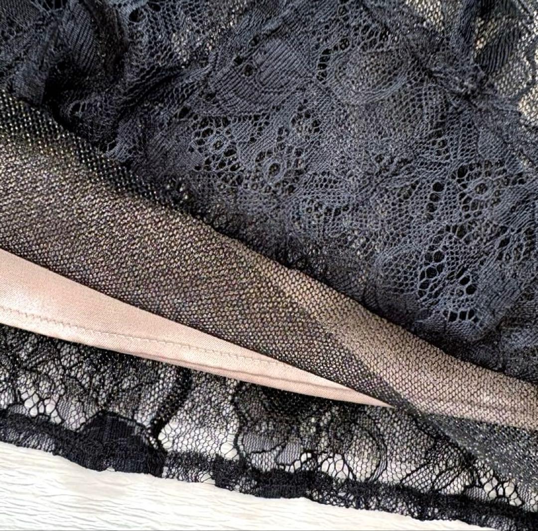 新品モラビト スペル　カタログ掲載チュールレーススカート　サイズ４０￥64900