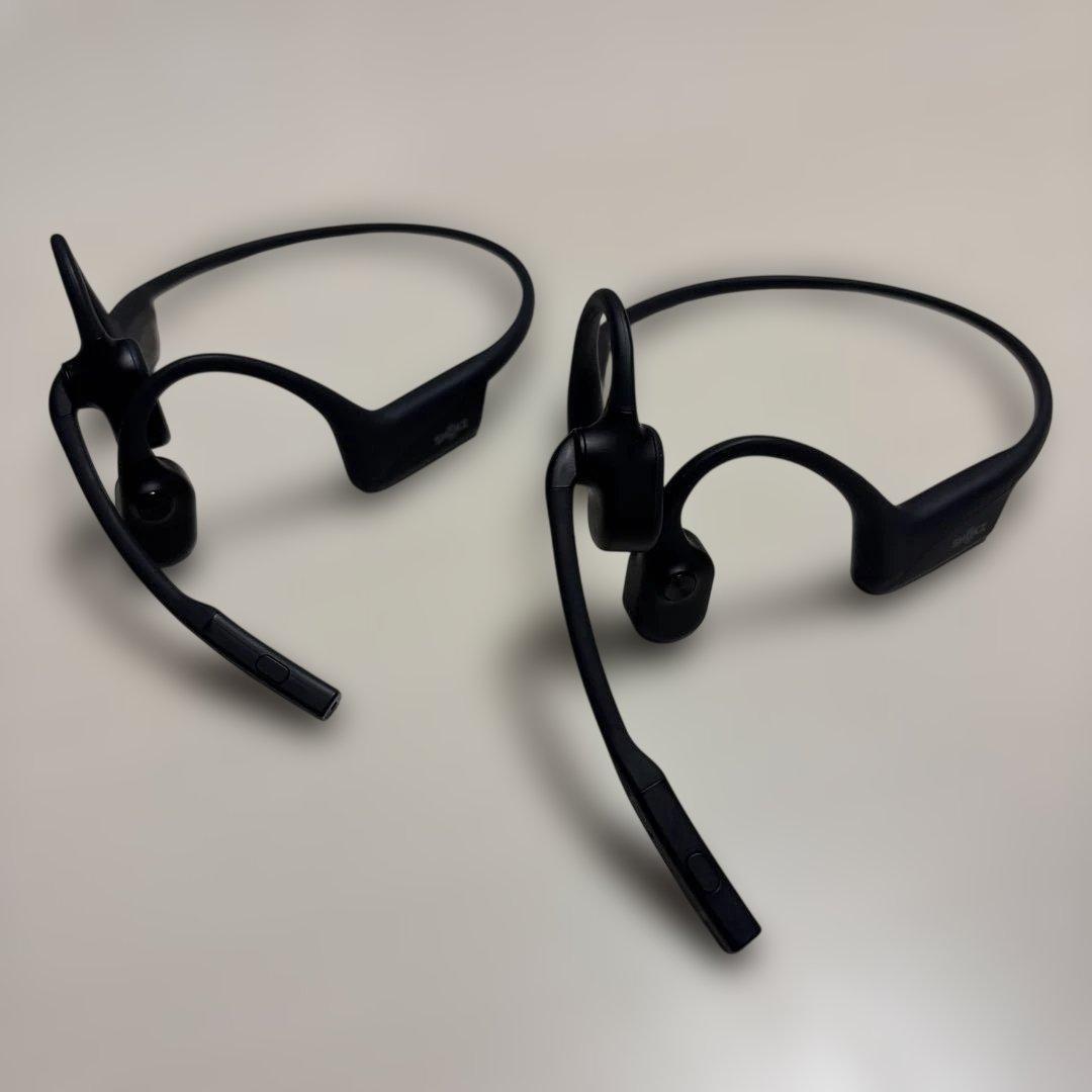 SHOKZ 骨伝導イヤホンマイク ブラック　2本