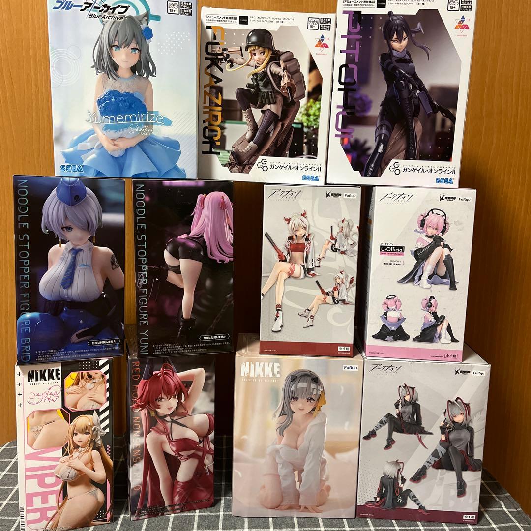 NIKKE アークナイツ　ガンゲイル・オンライン　シロコ美少女フィギュアまとめ