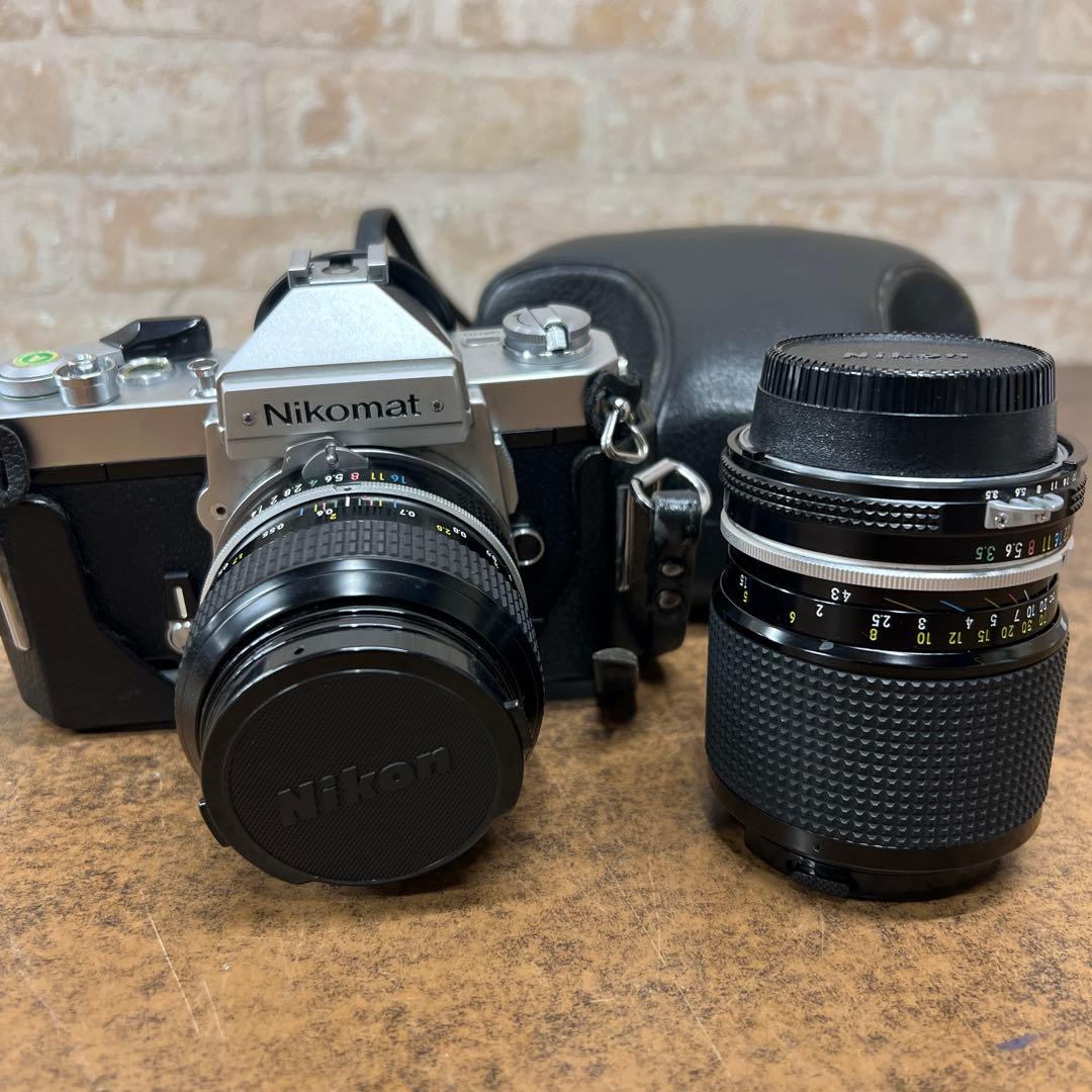 E3【ジャンク品】 Nikon Nikomat 一眼レフカメラセット