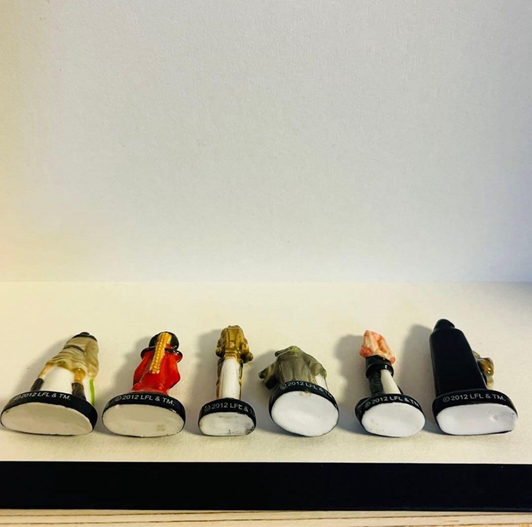 655)値下げ！レア！スターウォーズSTARWARS陶器 フェーブ6個セット