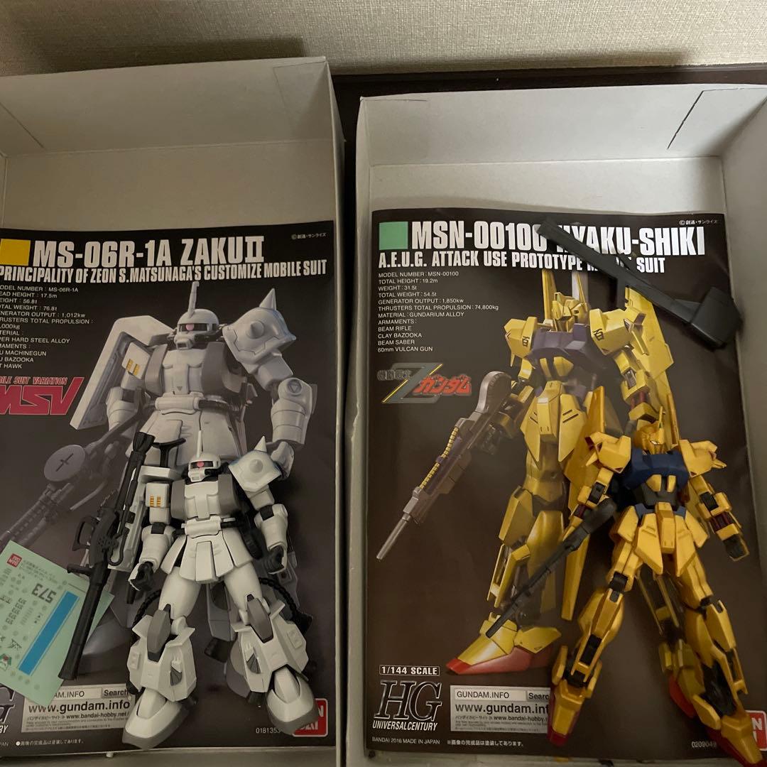 組み立て済みガンプラ MG HG