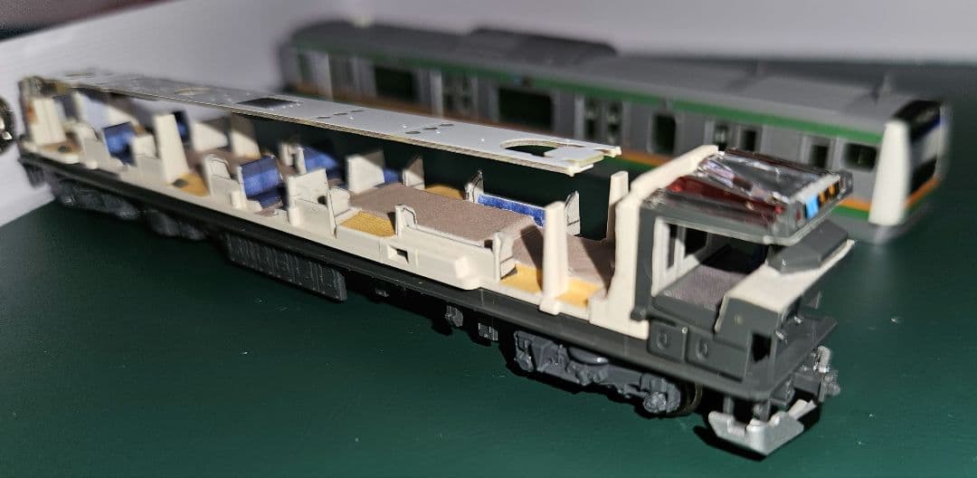 E233系3000番台 E231系1000番台 内装再現 東海道線 Nゲージ