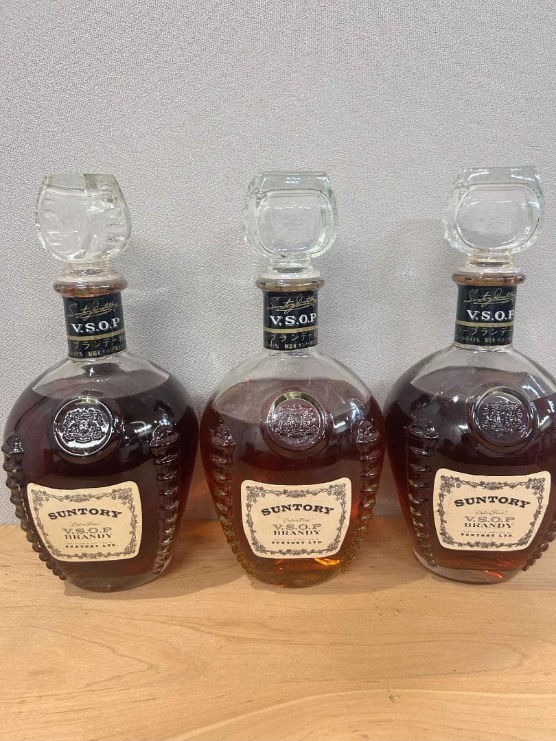 SUNTORY V.S.O.P. クリスタルボトル 3本セット