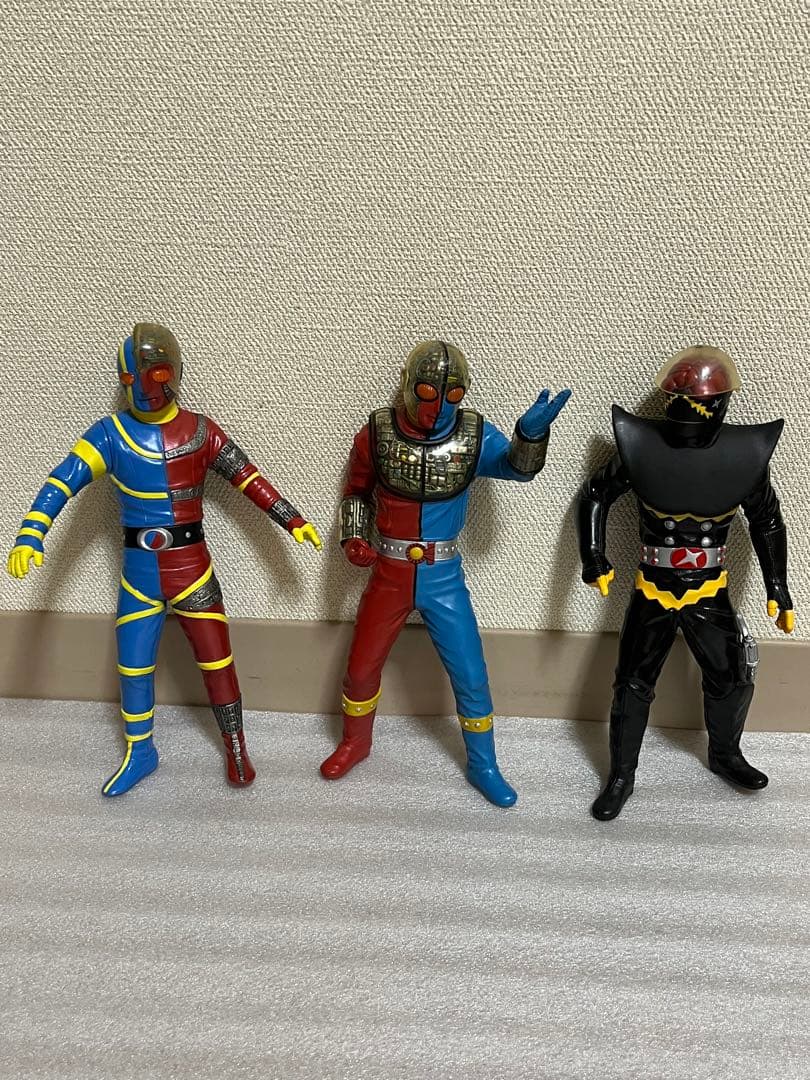 ソフビ魂　人造人間キカイダー　キカイダー０１　ハカイダー　3体セット