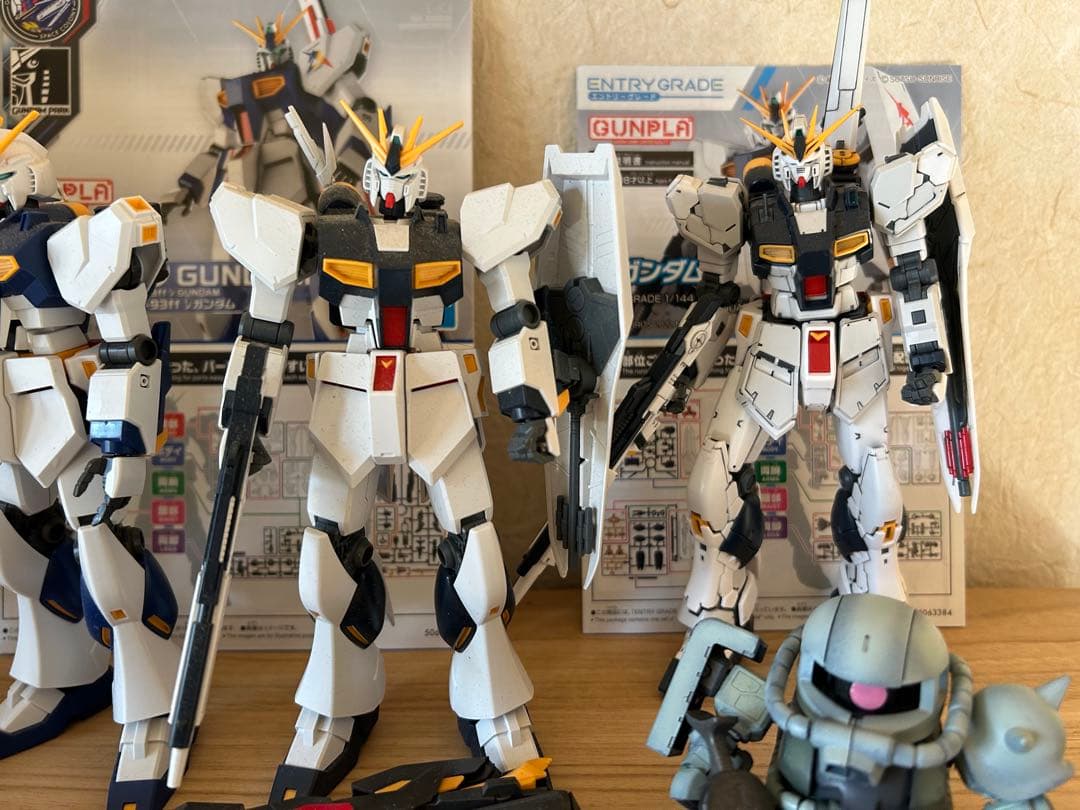 MG 1/100 Ｈｉ-νガンダム Ver.Ka 素組み　ジャンク