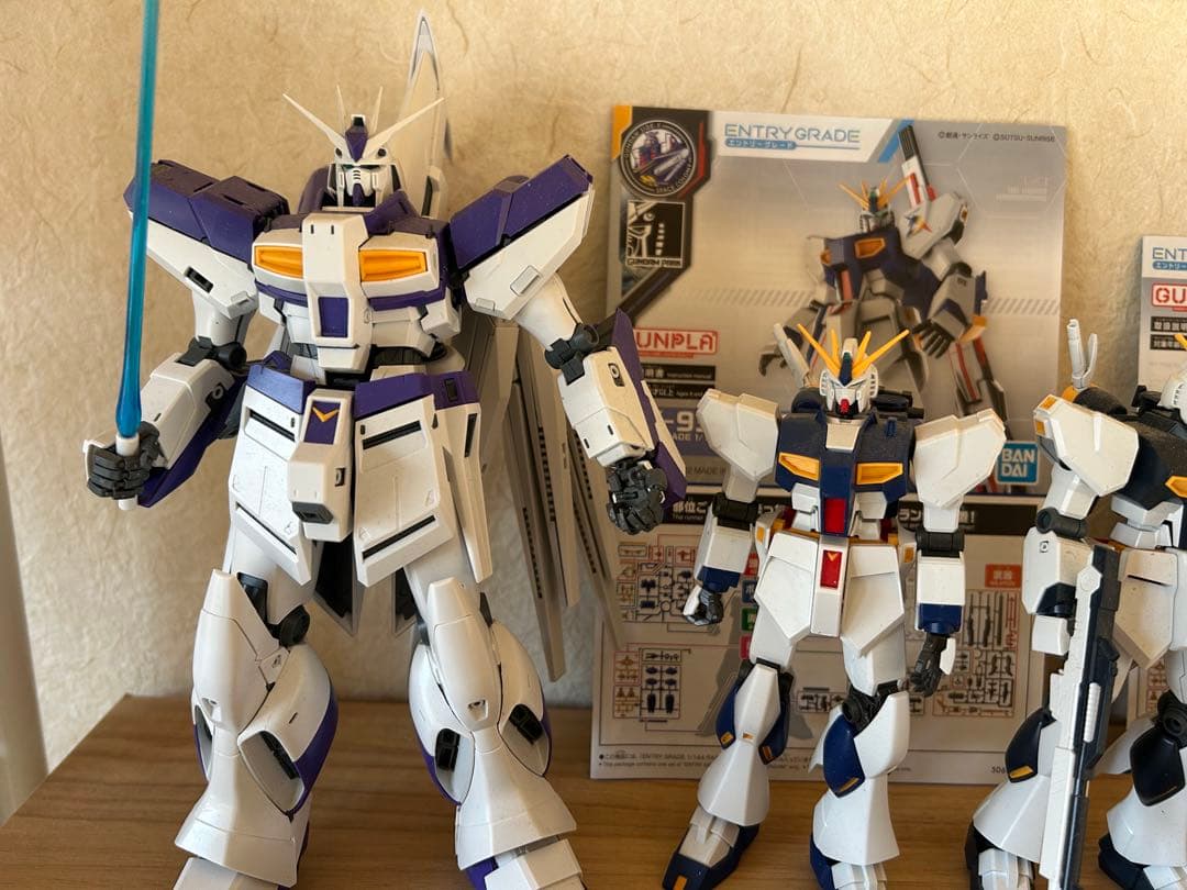 MG 1/100 Ｈｉ-νガンダム Ver.Ka 素組み　ジャンク