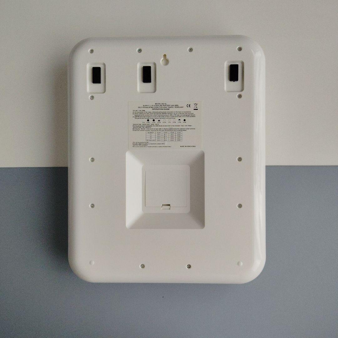 ジャンク TWEMCO トゥエンコBQ-12自動カレンダー掛時計 電波機能なし