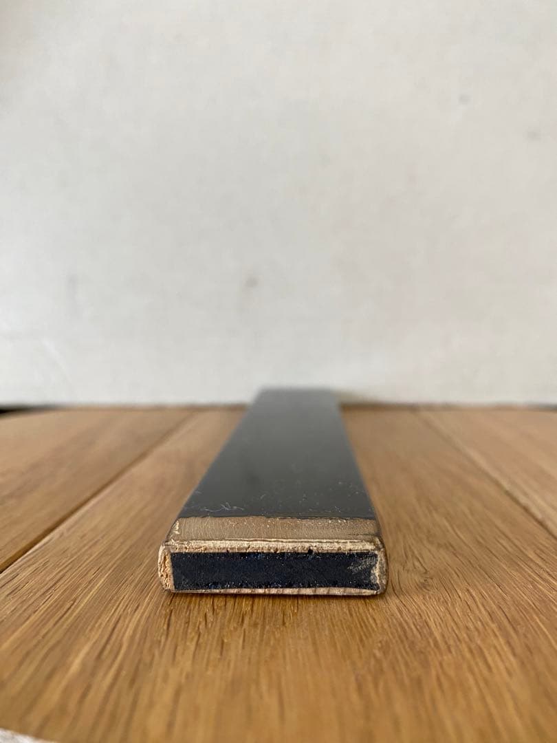 漆ハケ　刷毛庄30粍　手持ち部漆塗り済み