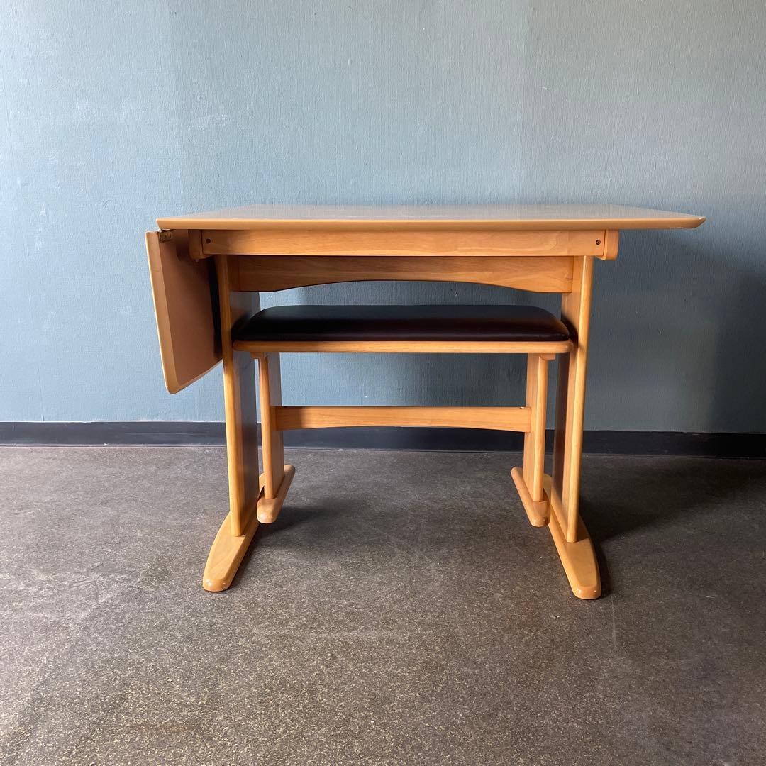 タマリビング　伸長式ダイニングテーブル　ベンチセット