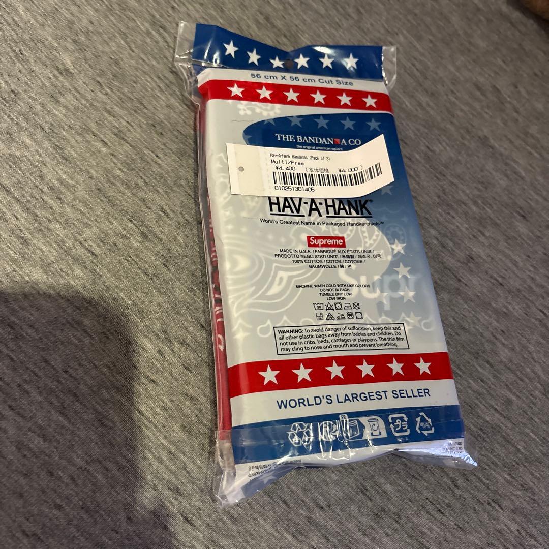 Supreme Hav-A-Hank 3枚セット バンダナ