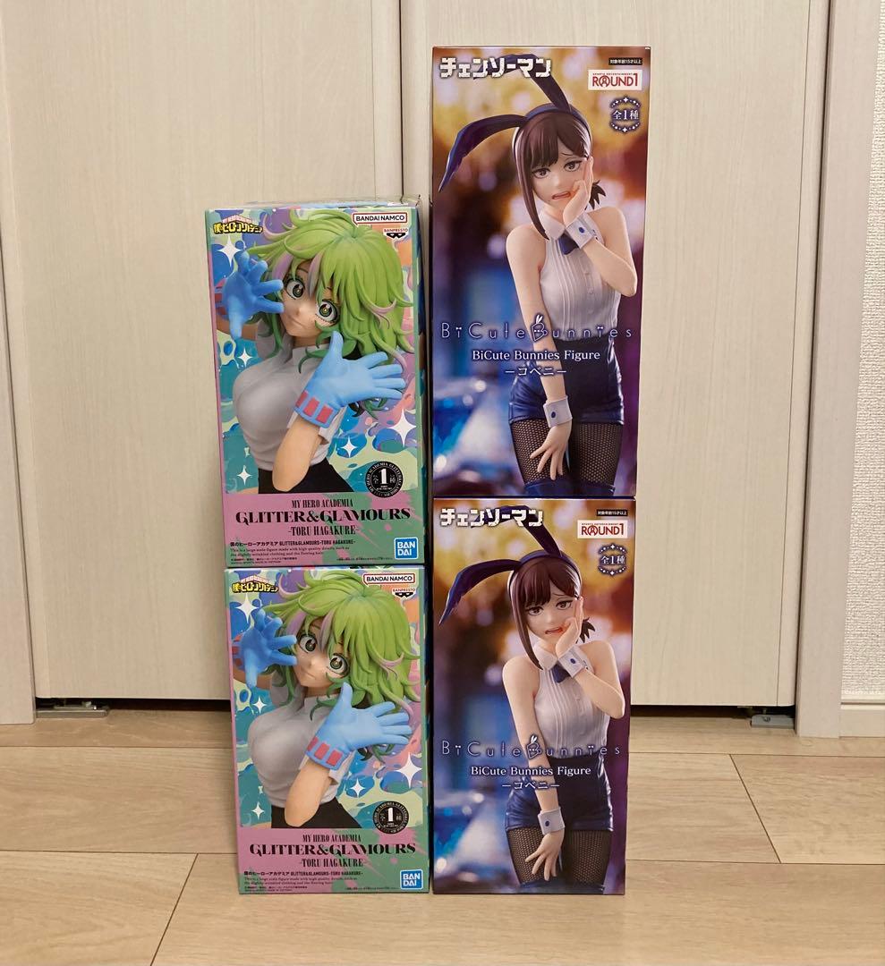 僕のヒーローアカデミア　グリッター　葉隠透 コベニ　チェンソーマン　４箱セット