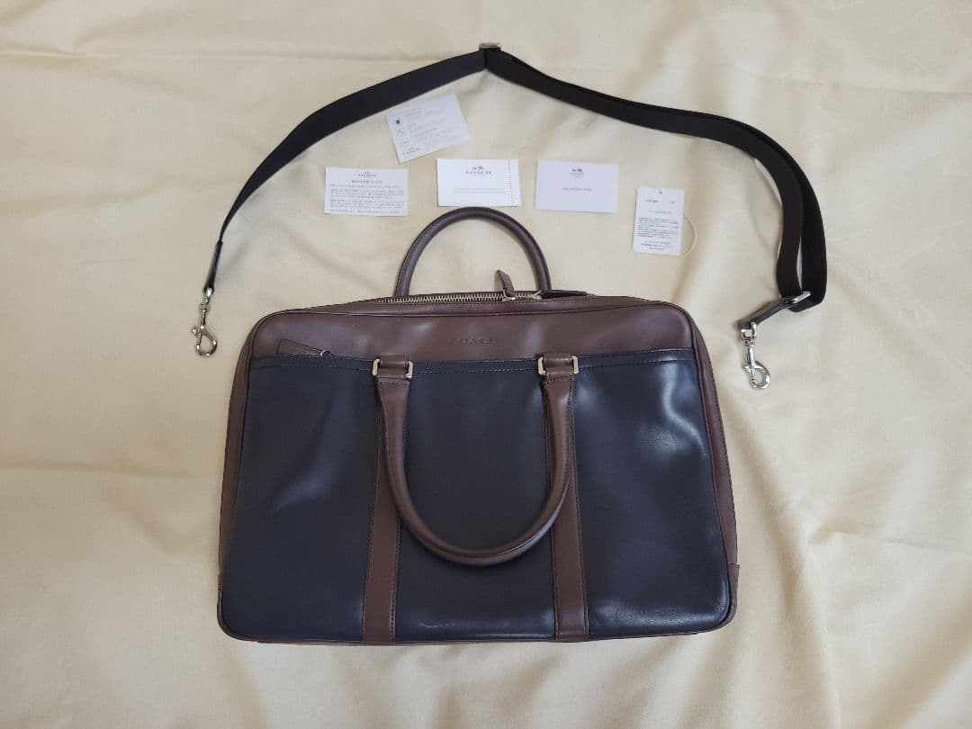 コーチ　COACH　 本革　ビジネスバッグ