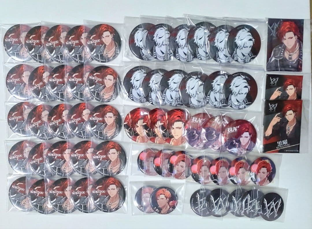 ブラスタ 黒曜 缶バッジ60点セット