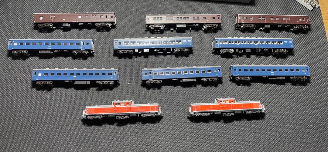 ト*タ様 KATO夜行鈍行からまつ9両フルセット、DD51重連セット