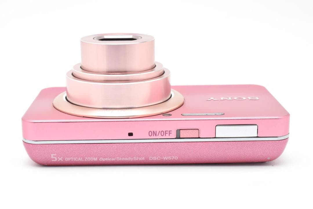 《 美品 》 ソニー　SONY Cyber-Shot DSC-W570 ピンク