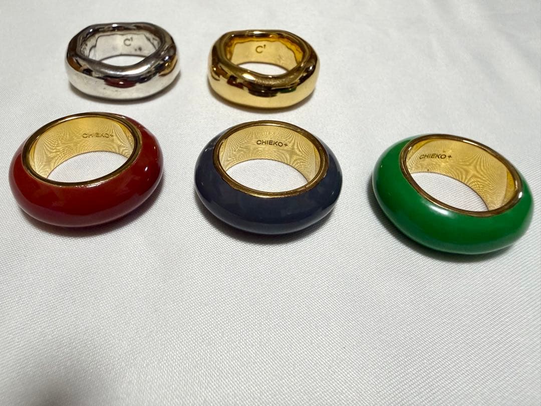 CHIEKO+ macaron 3色　middle2色　5点セット　サイズ13号