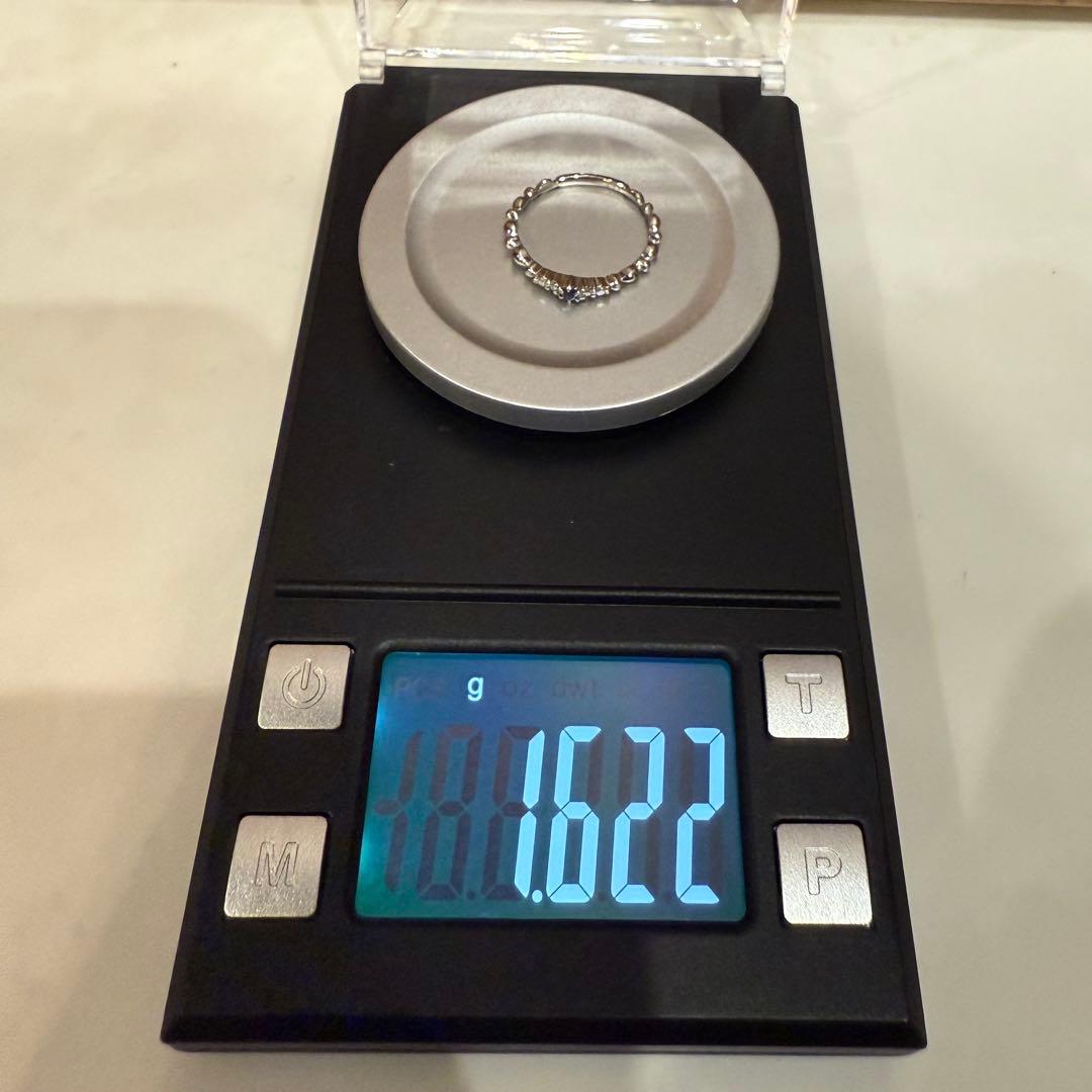 【鑑別カード付】ベニトアイト ダイヤモンド プラチナ リング 天然石 約9号