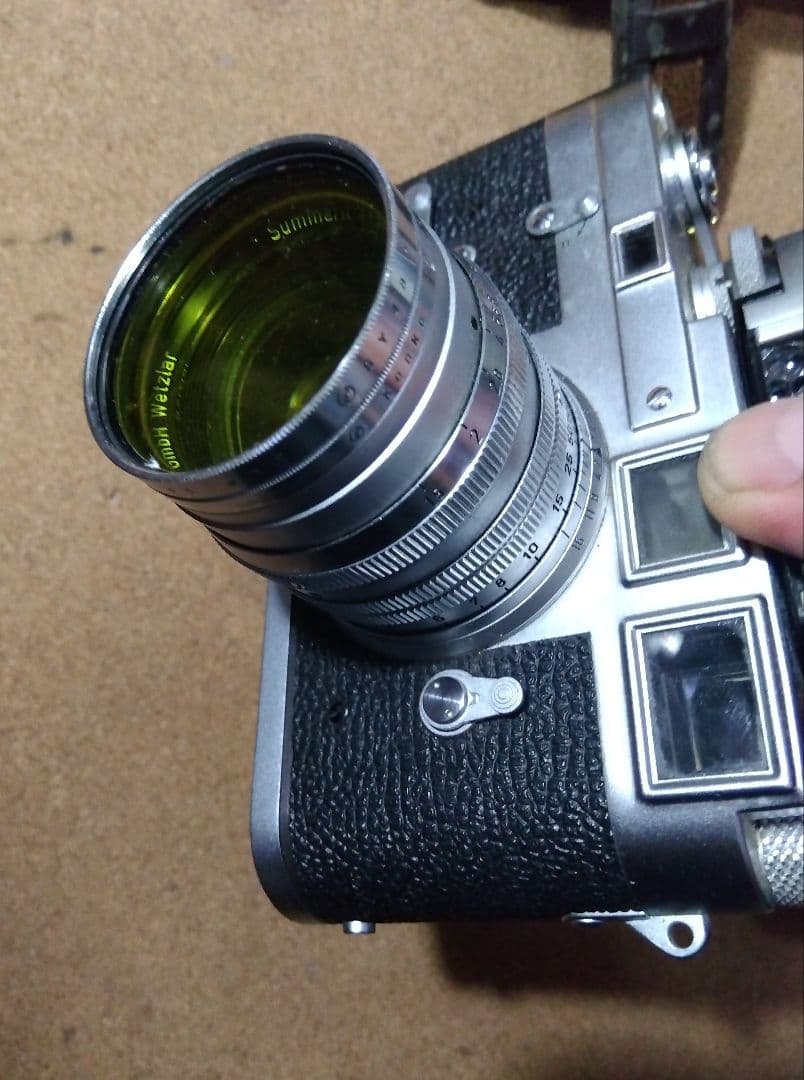 d*7様 LeicaM3/フィルムカメラ/レトロ/ライカ/レトロ/革カバー付