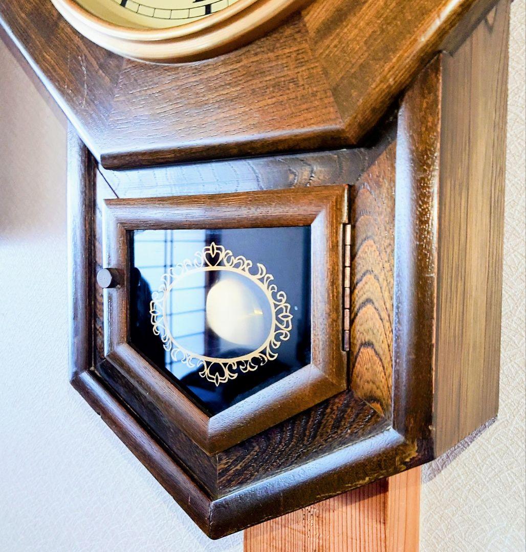 〈完動・美品〉武田時計MAJESTY②　31日巻　八角ゼンマイ振り子時計　古時計