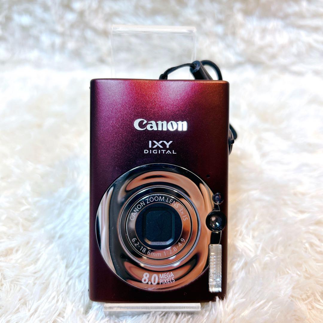 極美品 動作確認済 Canon IXY 20IS ブラウン デジカメ バッテリー