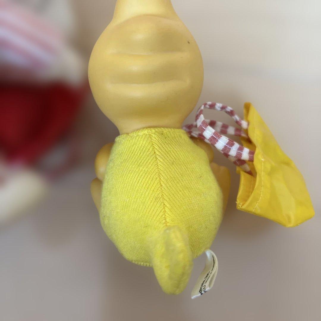 スヌーピー布服＋ソフビセット90年代ヴィンテージPEANUTS製