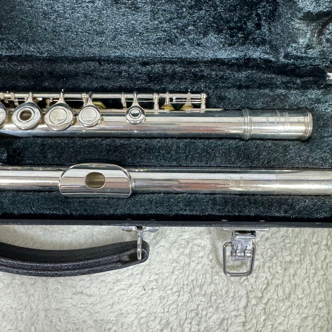 希少　YAMAHA ヤマハ　フルート　YFL 385 リングキー　オープンホール