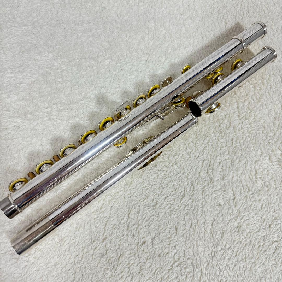 希少　YAMAHA ヤマハ　フルート　YFL 385 リングキー　オープンホール