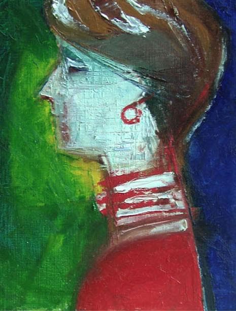 油絵 菅家令子 絵 絵画 インテリア 額付(黒) F4-070502 人物 女性