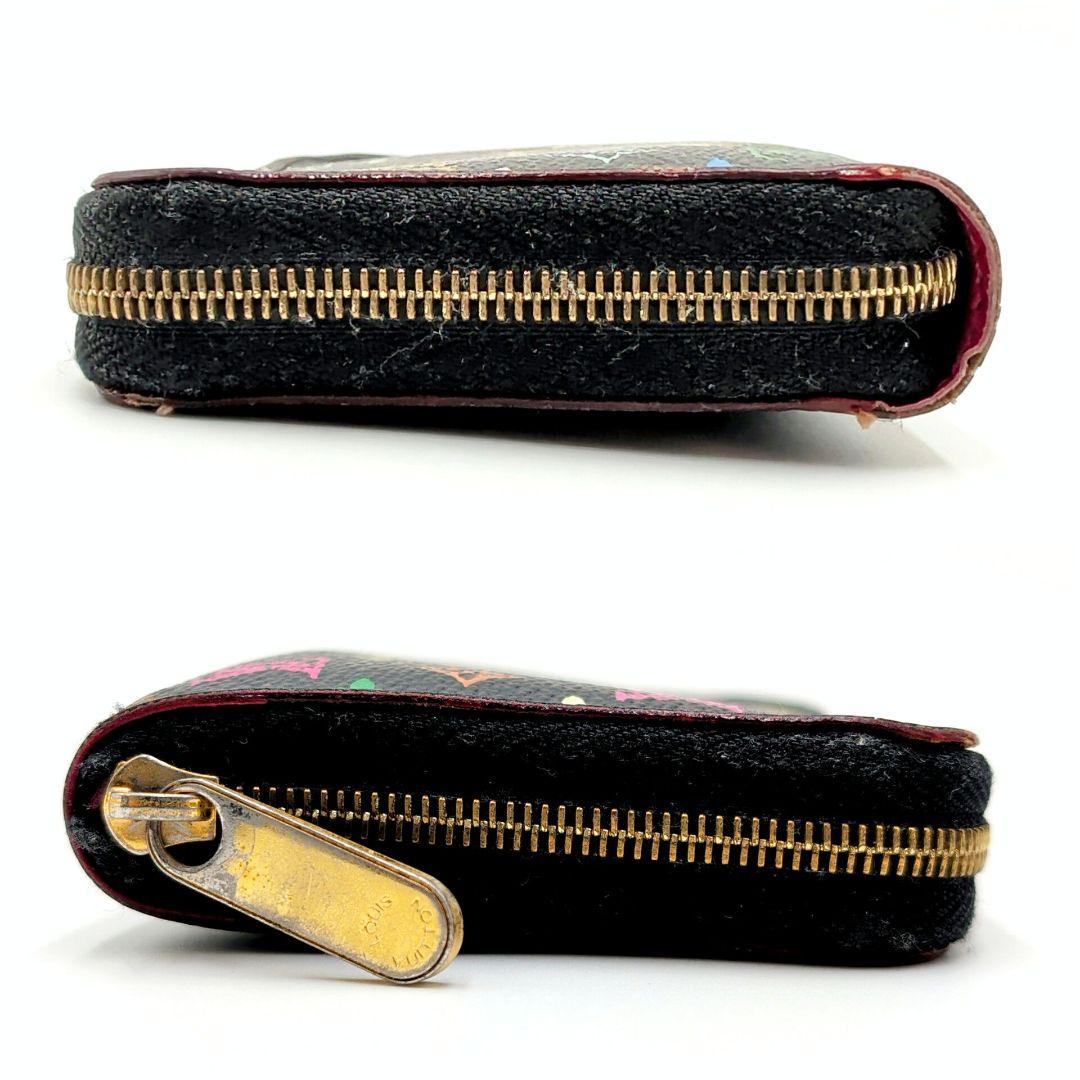 希少 ルイヴィトン ジッピーパース 小銭入れ マルチカラー ブラック 美品