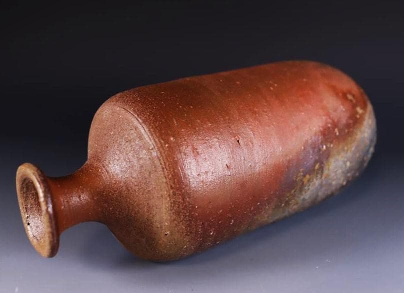 県重要無形文化財　伊勢崎満　一輪生花入 M269