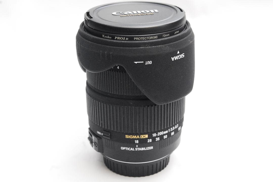 SIGMA ZOOM 18-200mm 1:3.5-6.3 DC （良品）