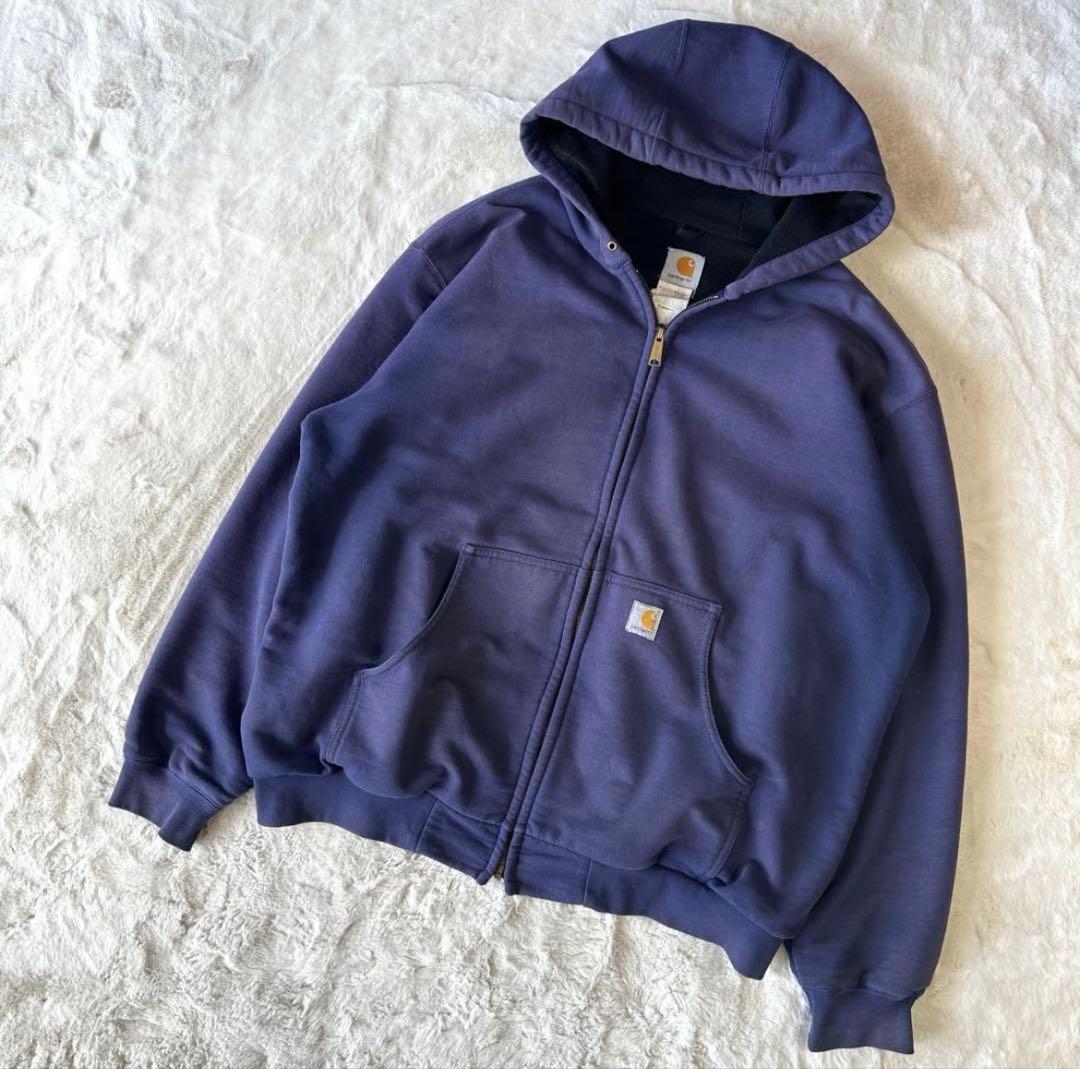 Carhartt カーハート　XL プルオーバー　フーディ　パーカー　ロゴ刺繍