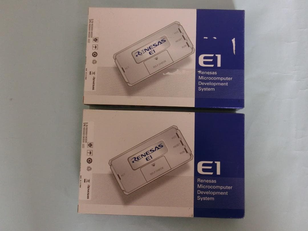 ルネサス　Renesas 　E1エミュレータ　マイコンデバックツール　２個セット