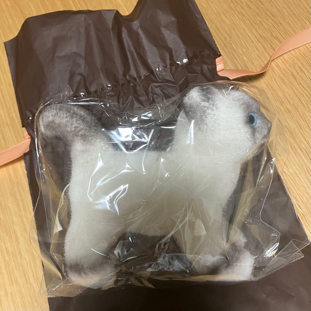 Kosenケーセン 猫ぬいぐるみ バーマン子猫シャム猫 立ち姿 14cm ドイツ