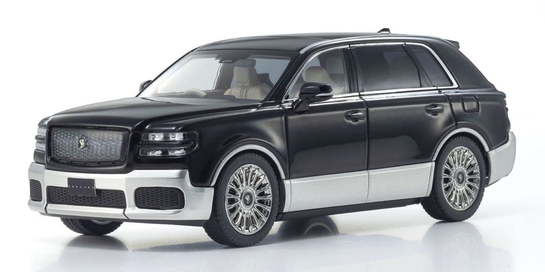 トヨタ センチュリー 京商オリジナル 1/43 (麟鳳/ブラックxシルバー)