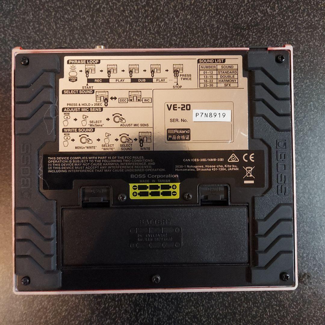 BOSS VE-20 そこそこ綺麗 箱付き vocal Performer