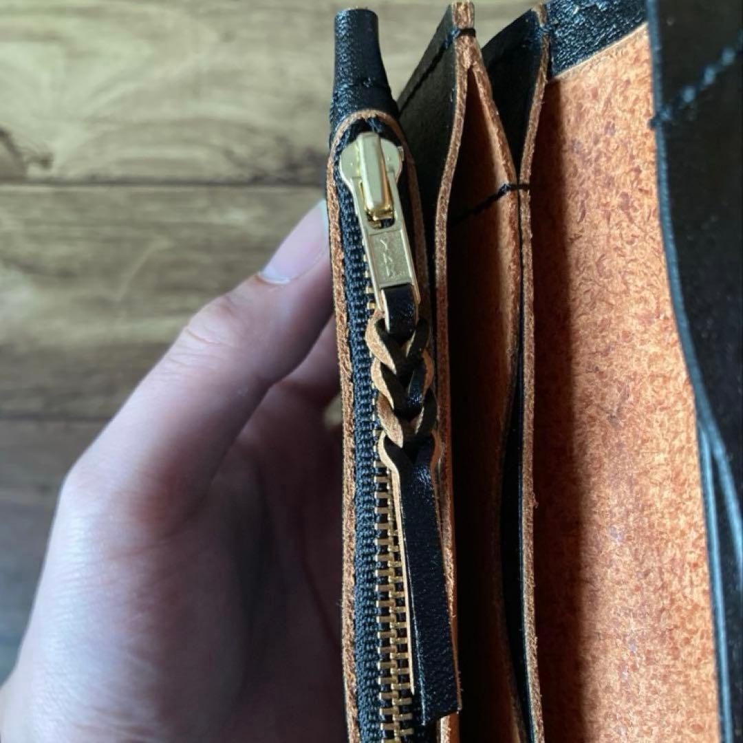 【ケン】トラッカーウォレット150（ミドル）3層【お札を折らずに収納】