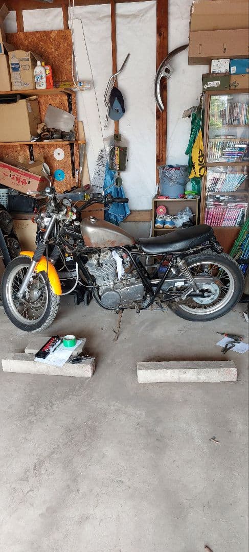 SR400用　スポーツスタータンク　ロートンネル　lani65さん専用