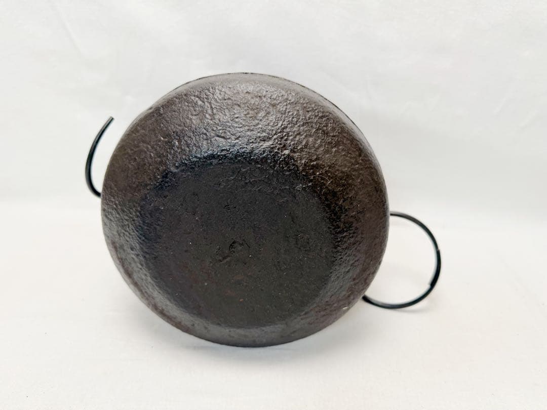 ほぼ未使用 茶道具 桑 置炉 釜 炉.置炉用炭型電熱器 3点セット 紙箱