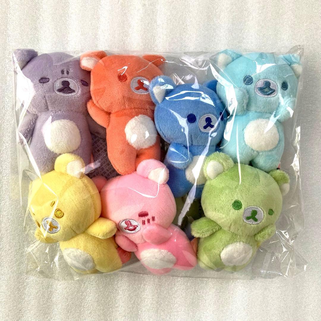 リラックマ 雨のち晴れ なないろてのりぬいぐるみ 全種セット