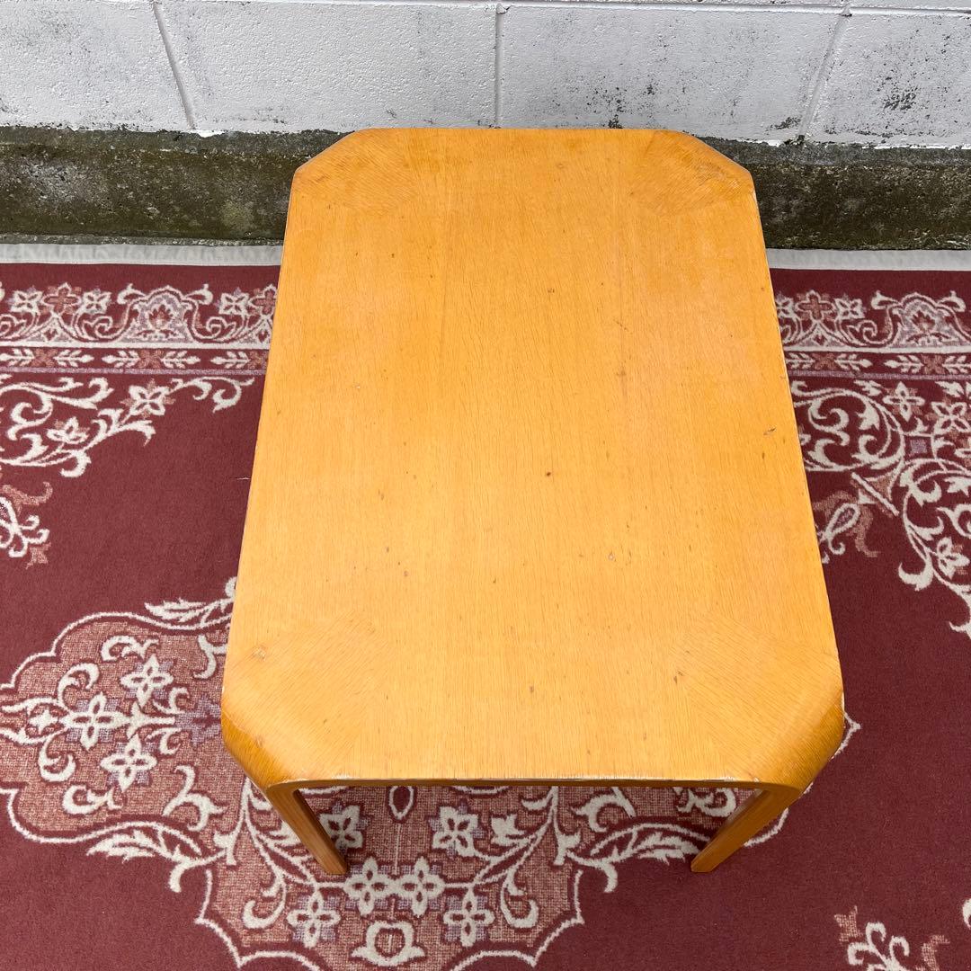 天童木工 Tendo ◾️木製プライウッド サイドテーブル コーヒーテーブル