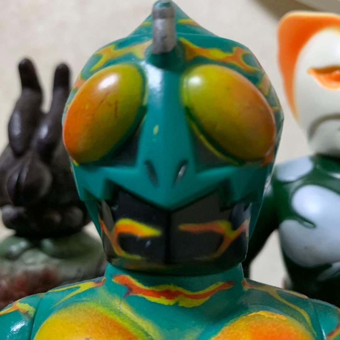 旧バンダイ　仮面ライダーアマゾン　ソフビ