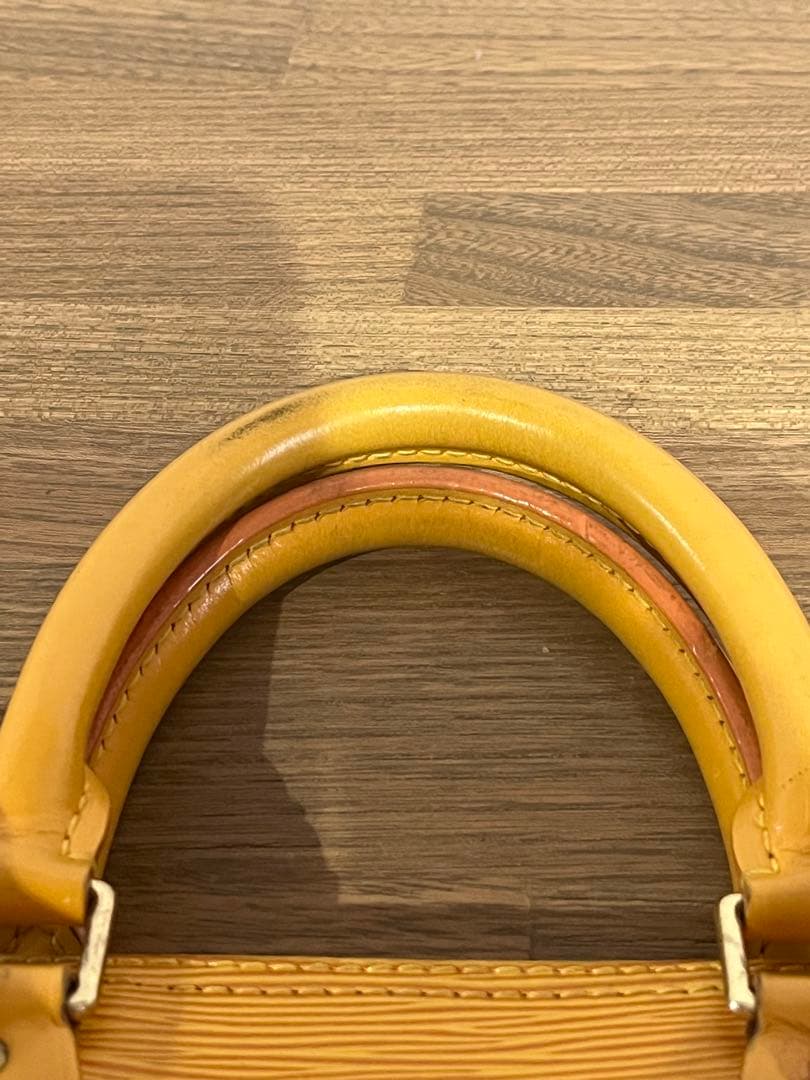 ルイヴィトン エピ スピーディ25 タッシリイエロー ハンドバッグ 正規品