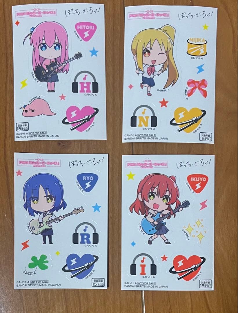 一番くじ ぼっち・ざ・ろっく！ VOLUME ３ 結束バンドコンプリートセット