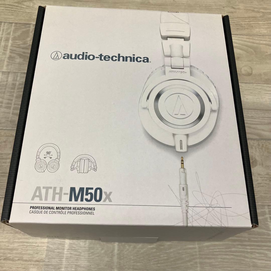 audio-technica ATH-M50x ホワイト　【535435dd】
