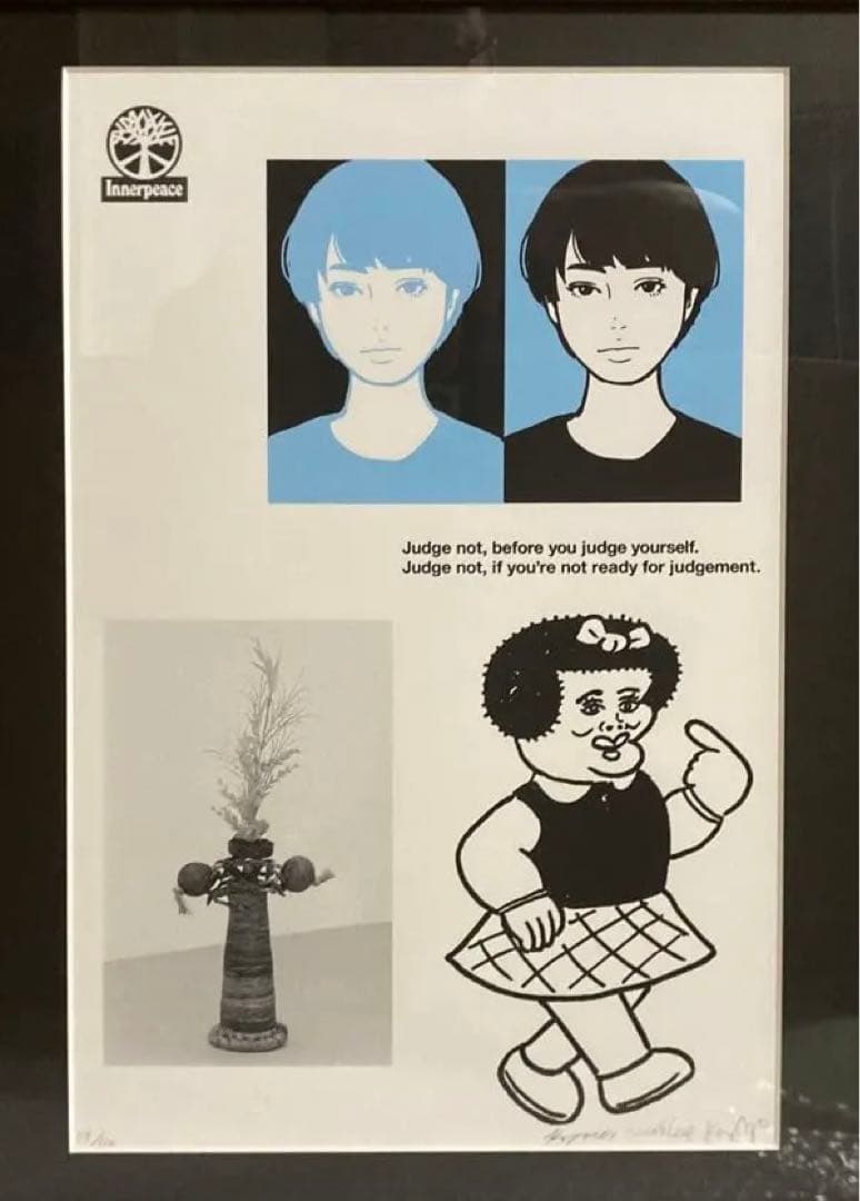 額装済　KYNE kyne 緒方数馬NONCHELEEE 『Untitled』