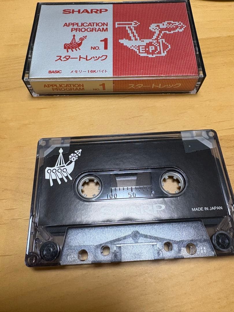 SHARP スタートレック No.1 カセットテープ