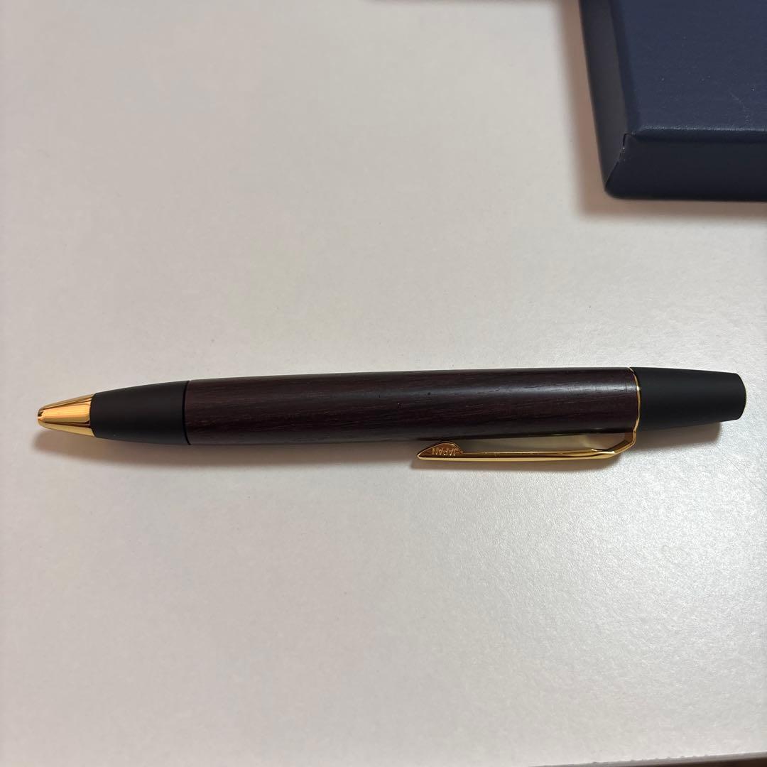 野原工芸 キングウッド ボールペン ロータリー ゴールド